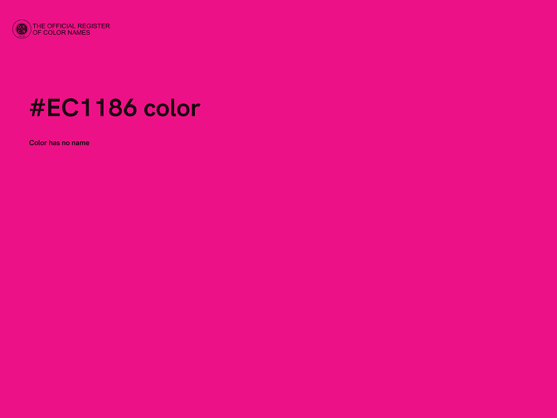 #EC1186 color image