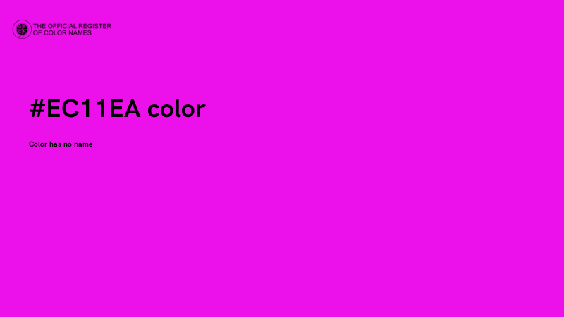 #EC11EA color image