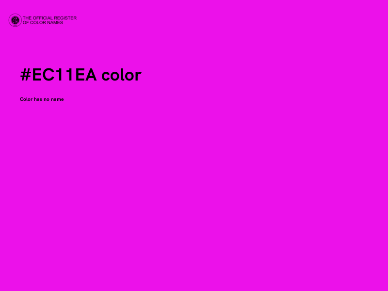 #EC11EA color image