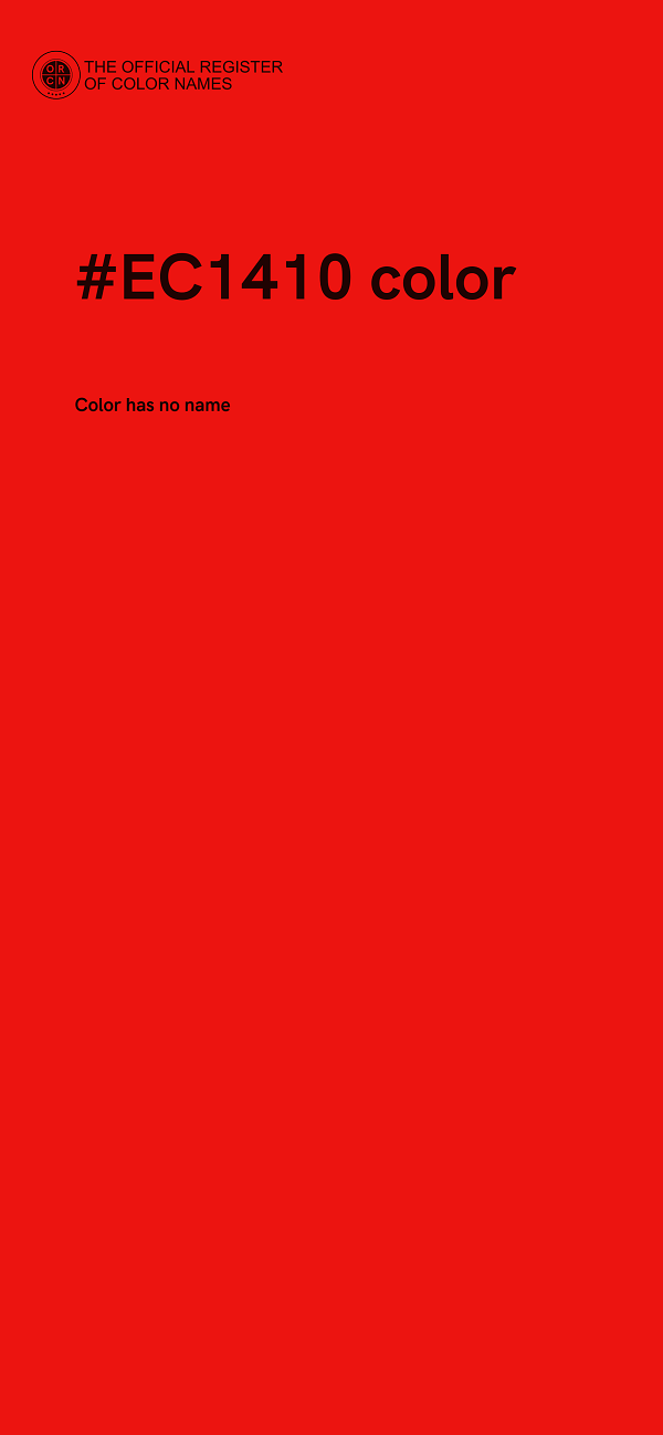 #EC1410 color image