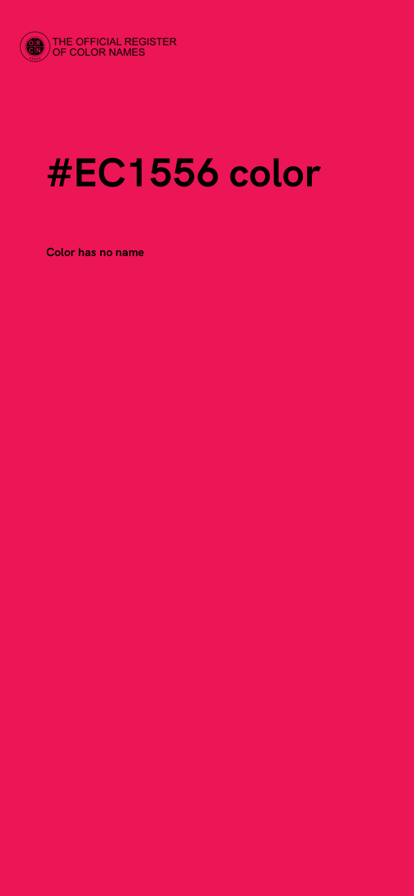 #EC1556 color image
