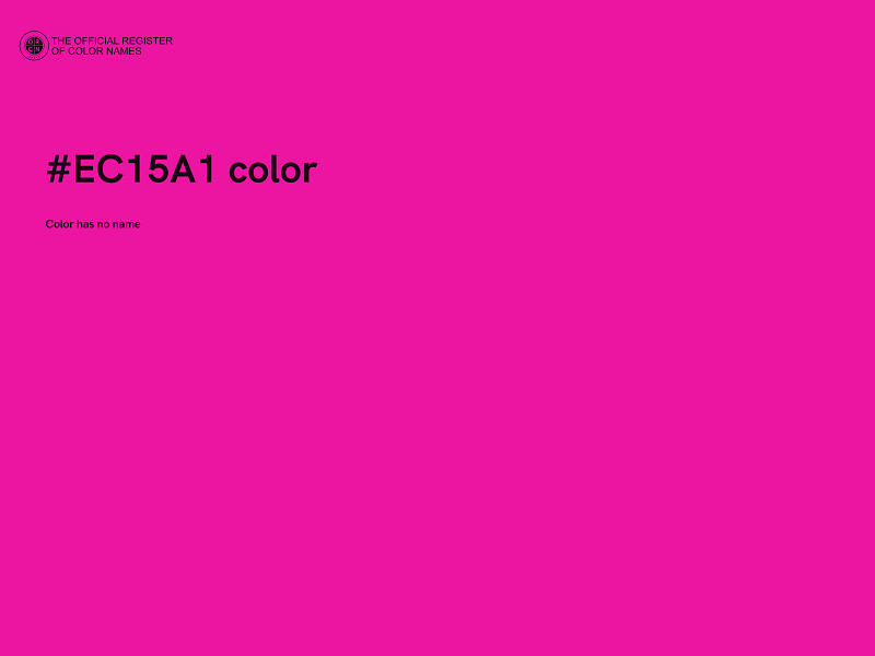 #EC15A1 color image