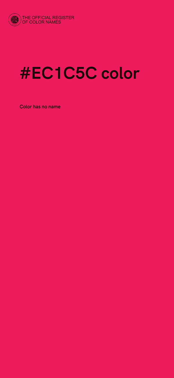 #EC1C5C color image