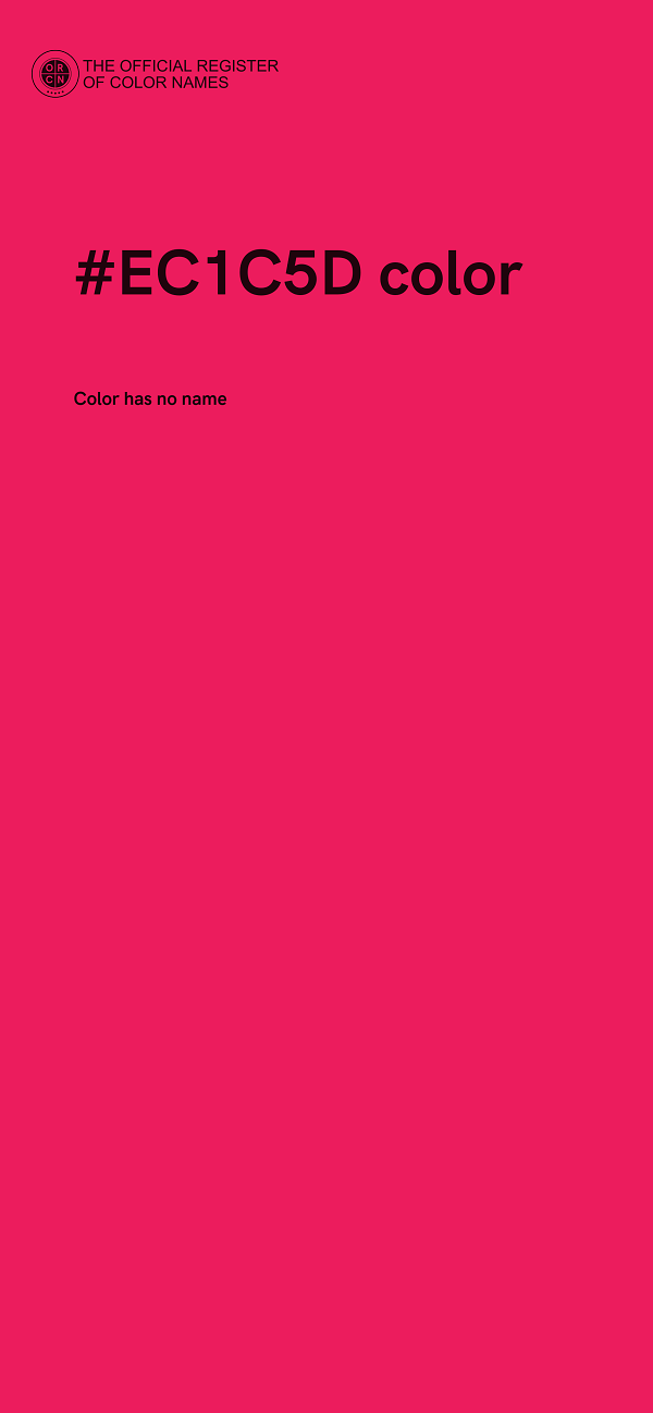 #EC1C5D color image