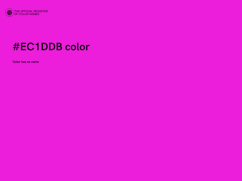 #EC1DDB color image