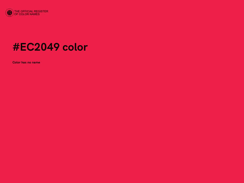 #EC2049 color image