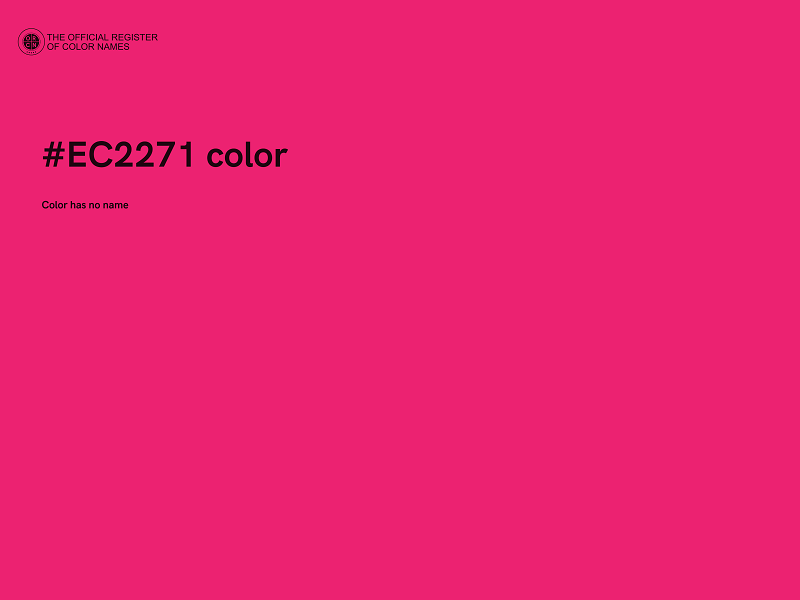 #EC2271 color image