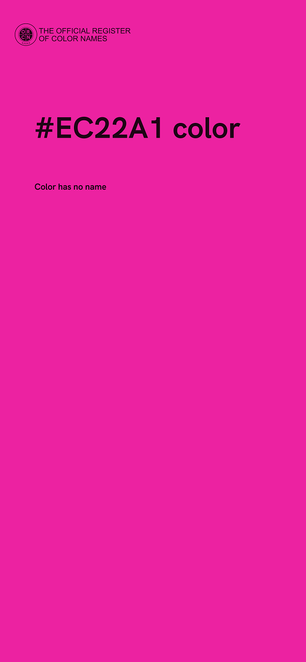 #EC22A1 color image