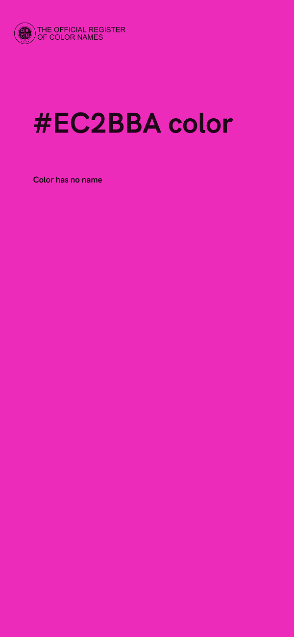 #EC2BBA color image