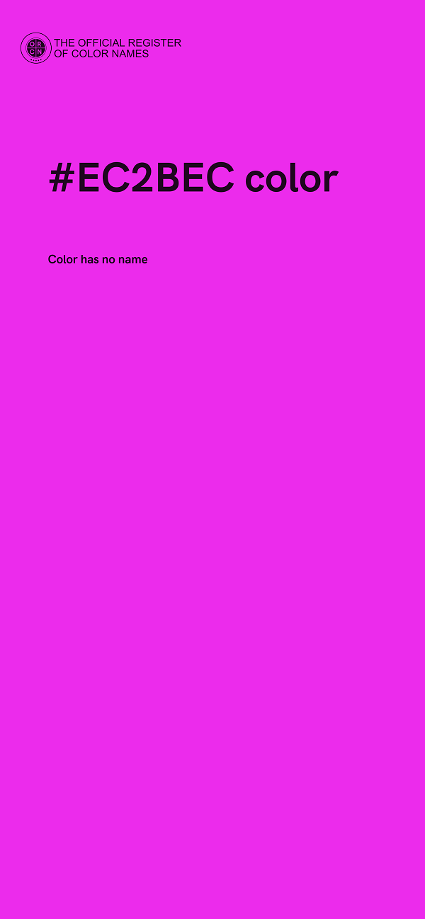 #EC2BEC color image