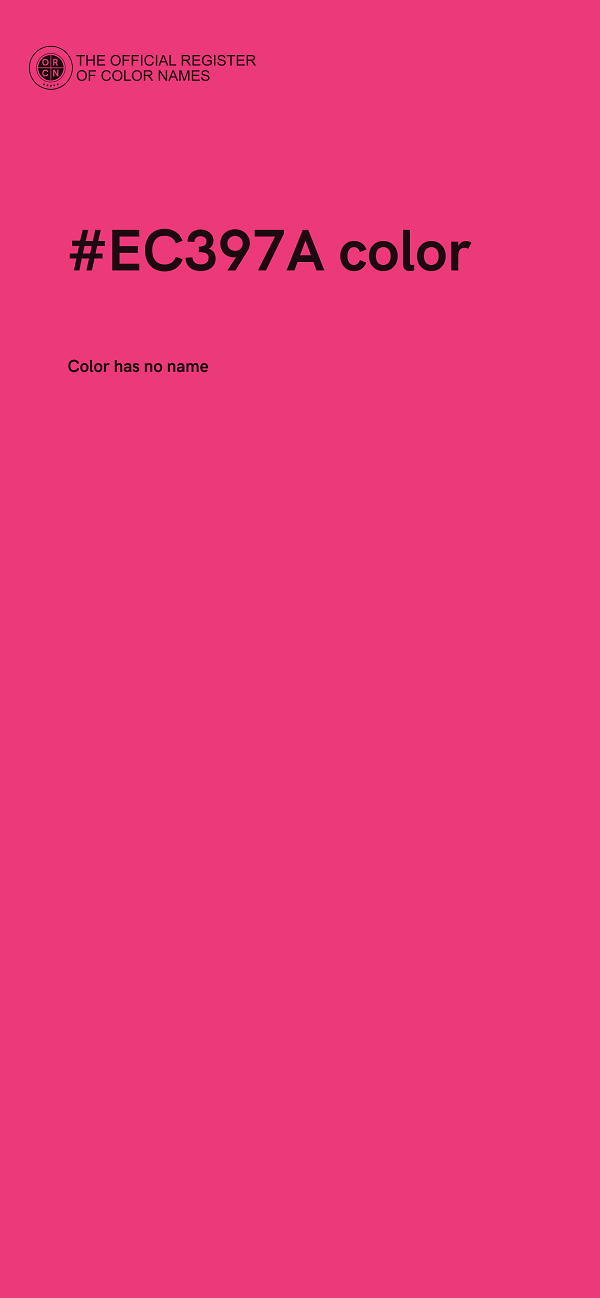 #EC397A color image