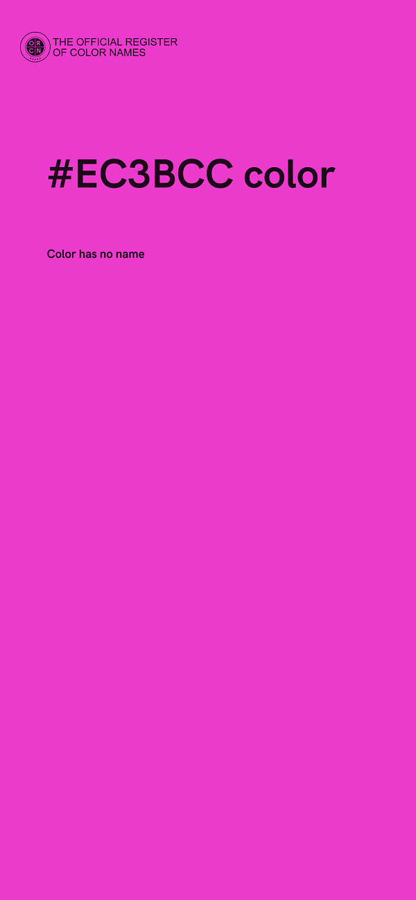 #EC3BCC color image