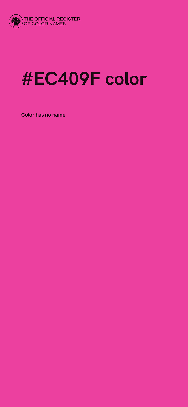 #EC409F color image