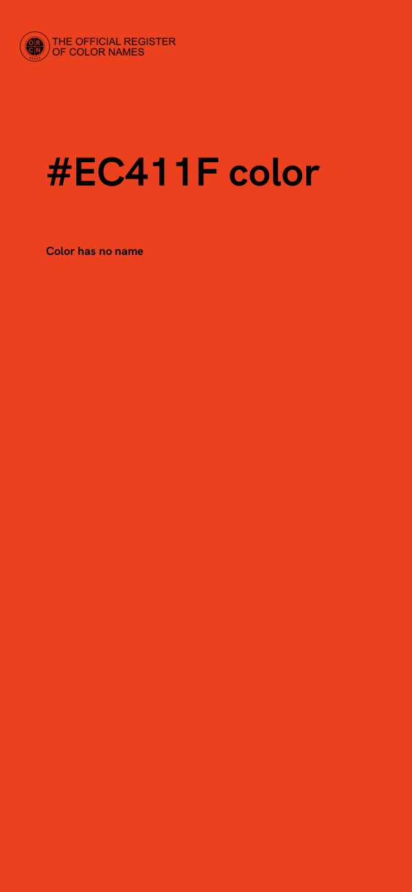#EC411F color image