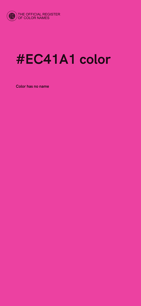 #EC41A1 color image