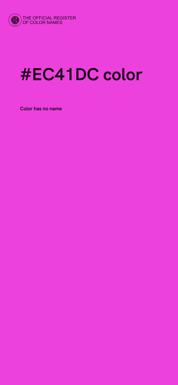 #EC41DC color image
