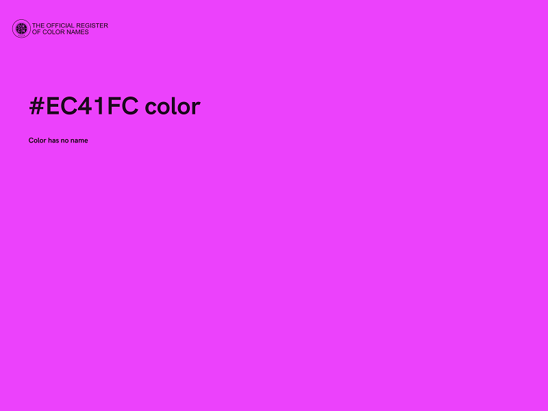 #EC41FC color image