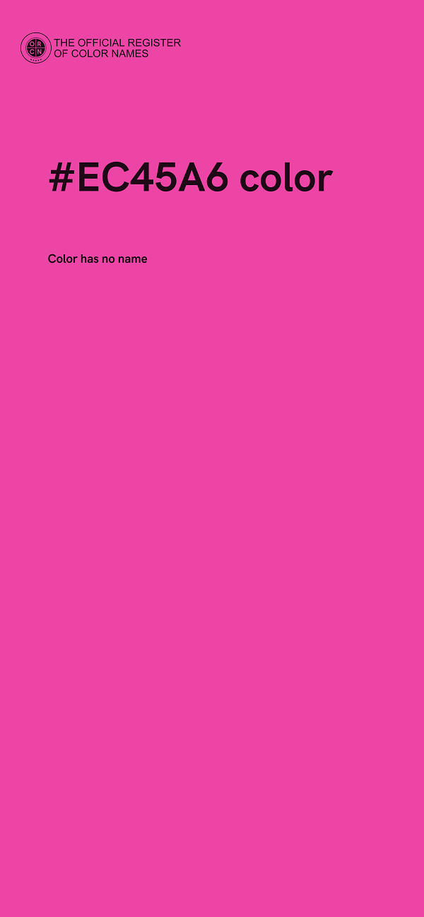 #EC45A6 color image