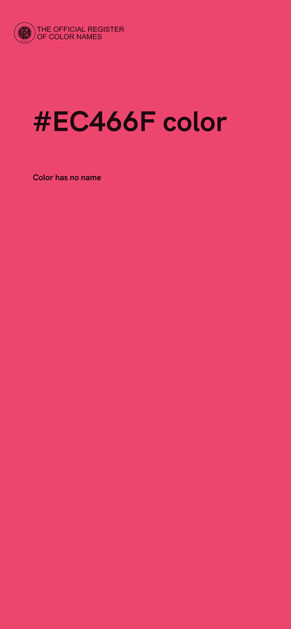 #EC466F color image