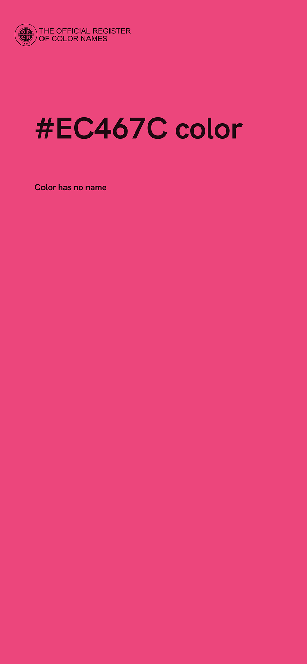 #EC467C color image