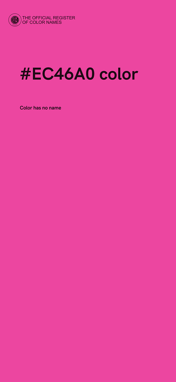 #EC46A0 color image