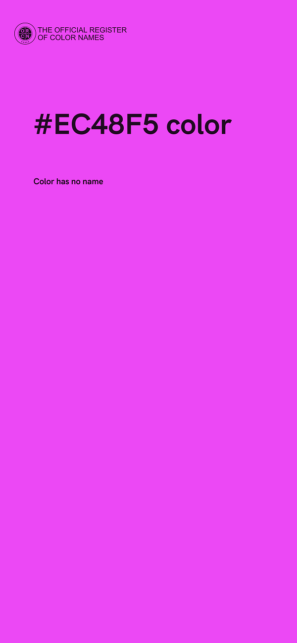 #EC48F5 color image