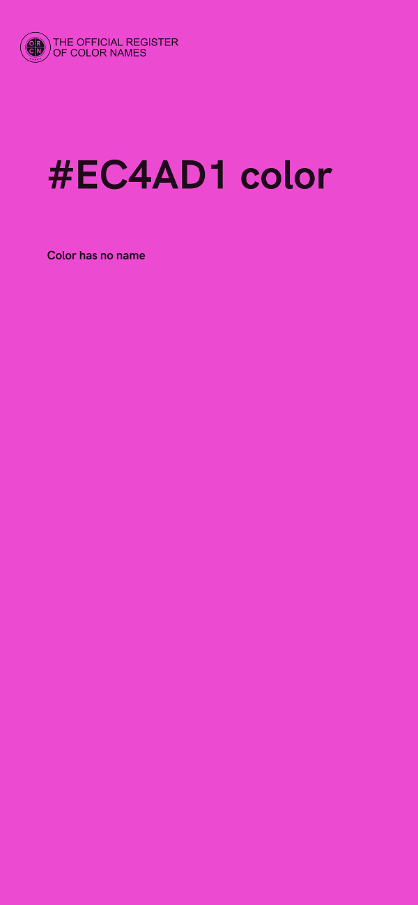#EC4AD1 color image