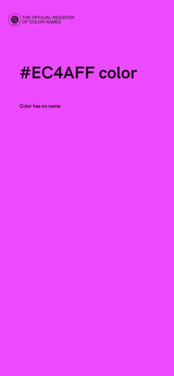 #EC4AFF color image