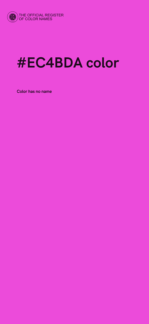 #EC4BDA color image