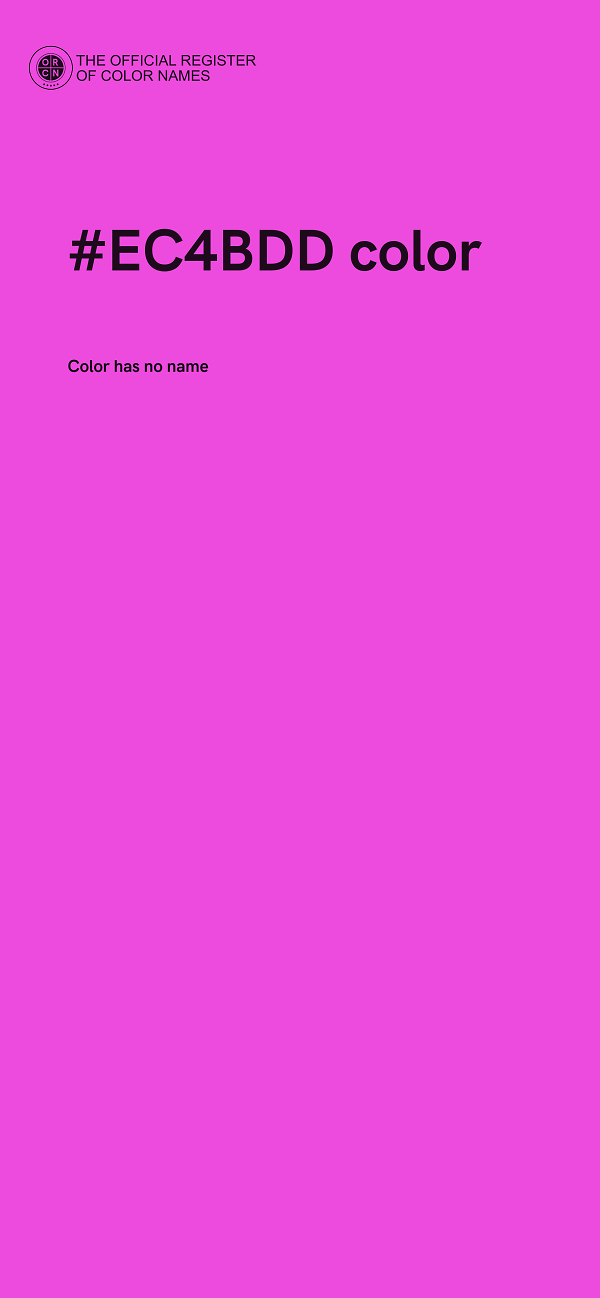 #EC4BDD color image