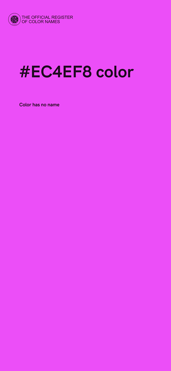 #EC4EF8 color image