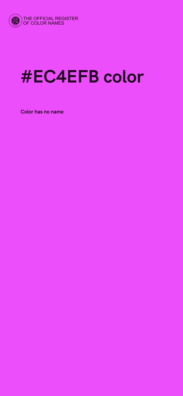#EC4EFB color image