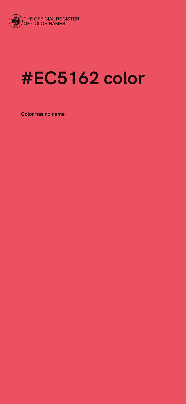 #EC5162 color image
