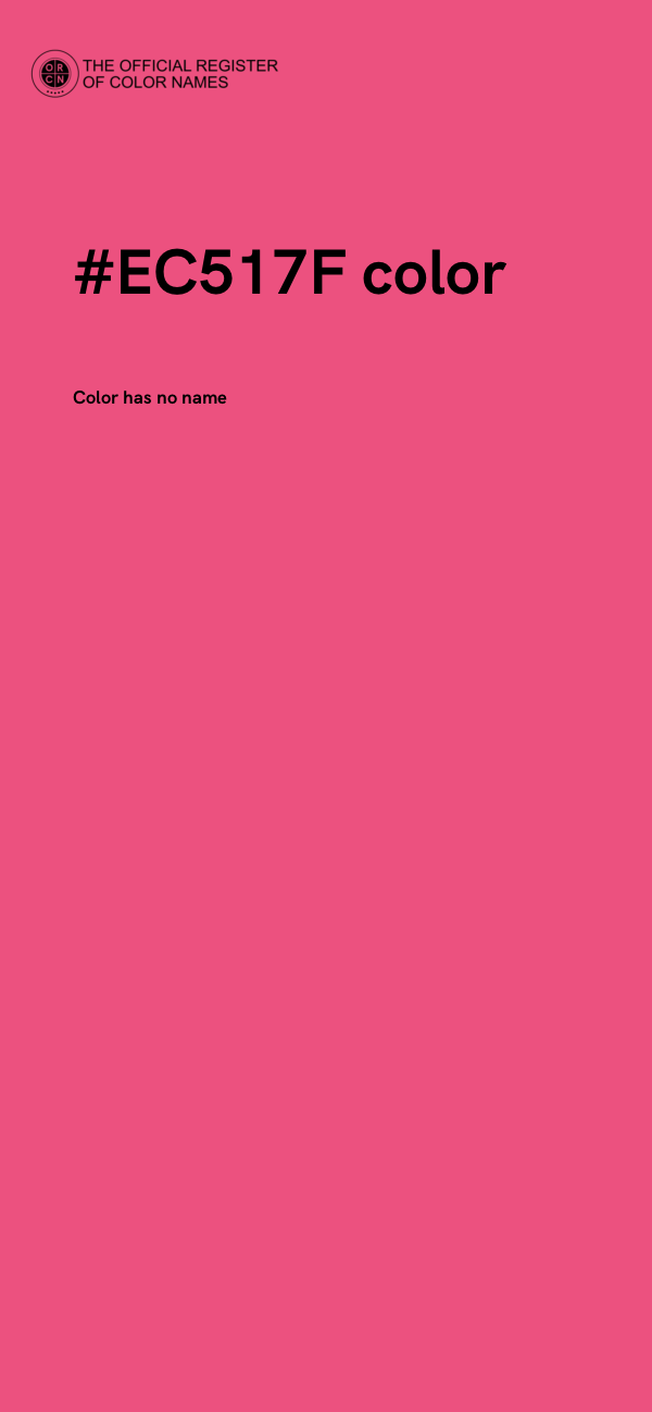 #EC517F color image