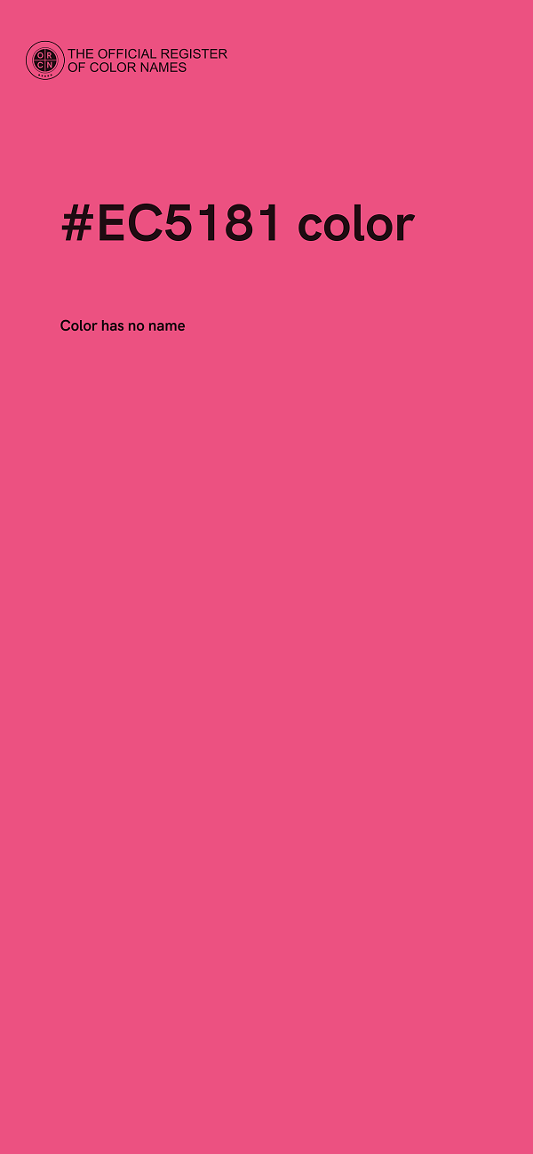 #EC5181 color image