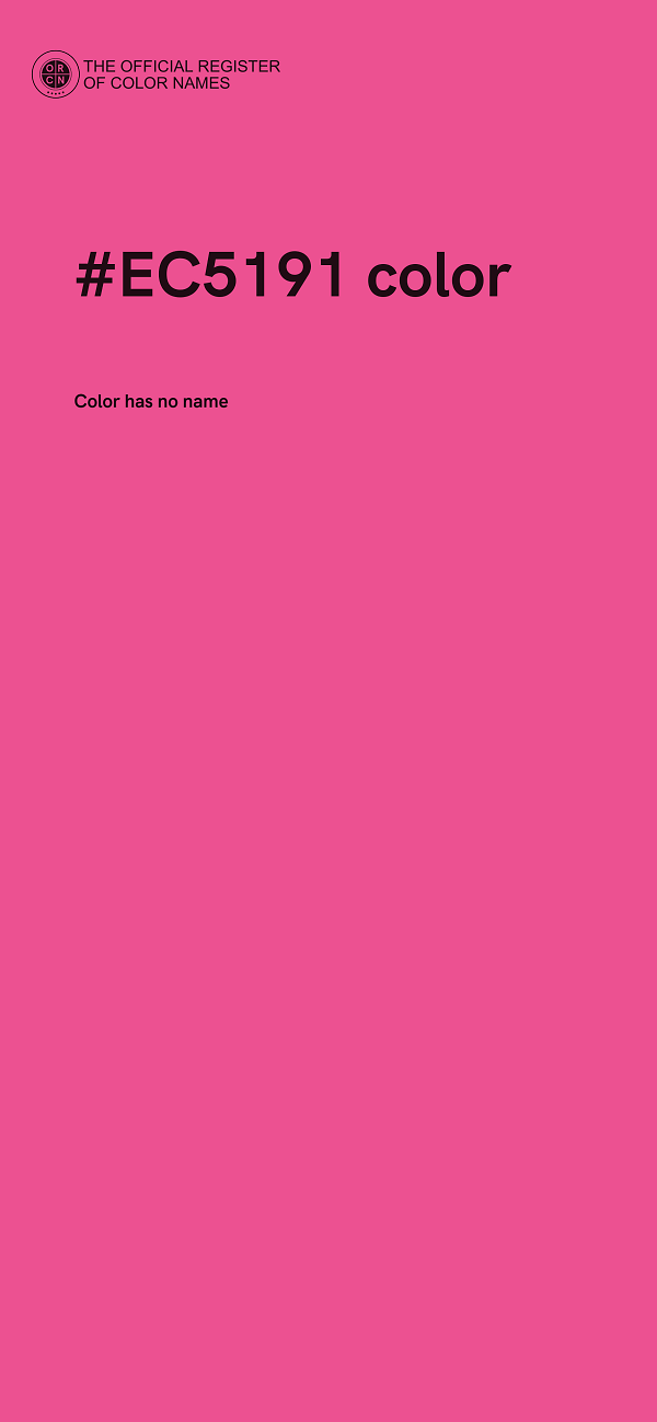 #EC5191 color image