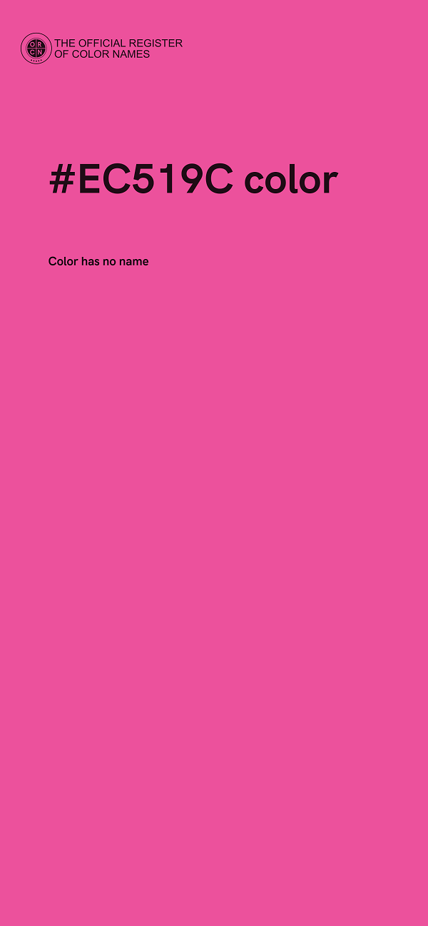 #EC519C color image