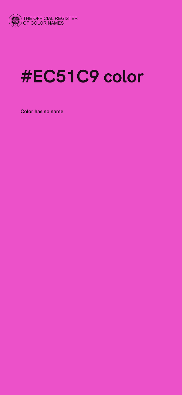 #EC51C9 color image