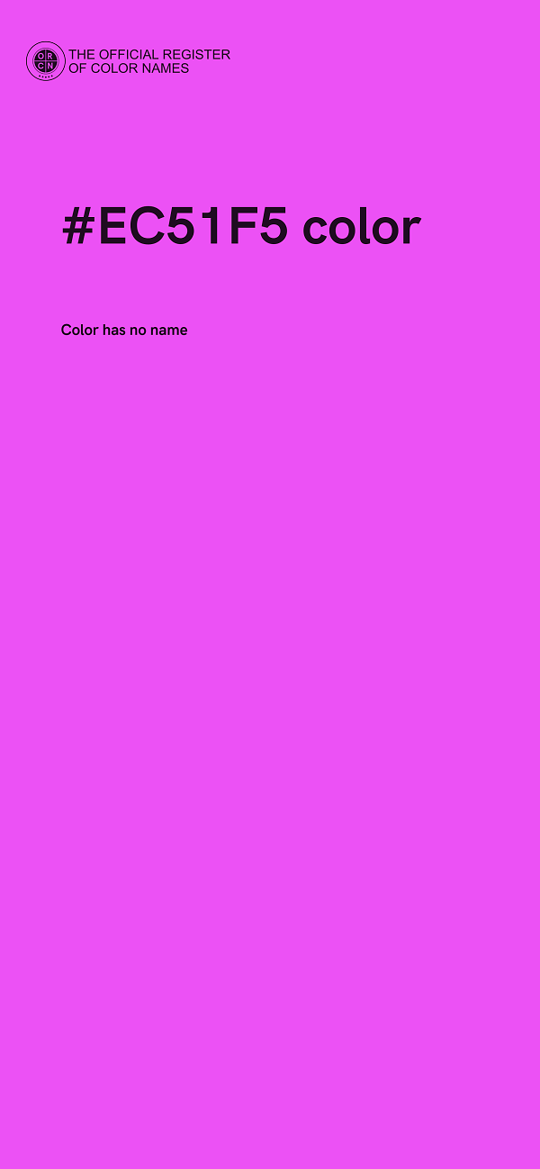 #EC51F5 color image