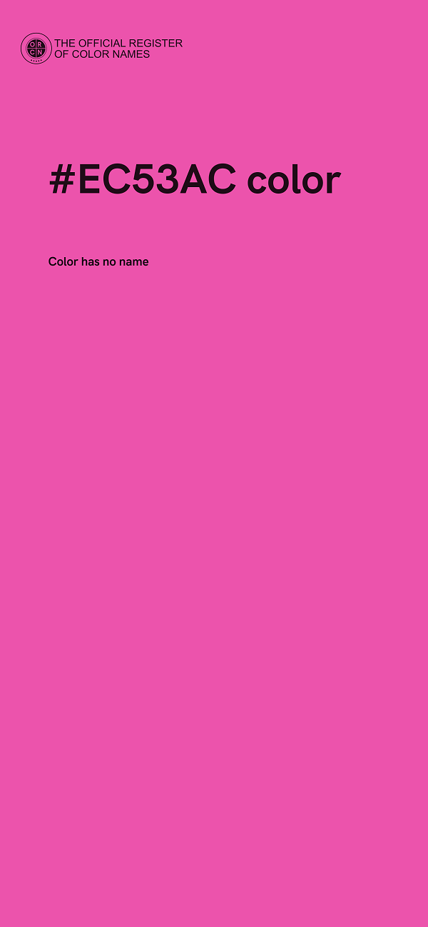 #EC53AC color image
