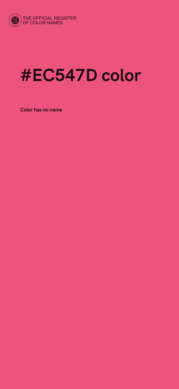 #EC547D color image
