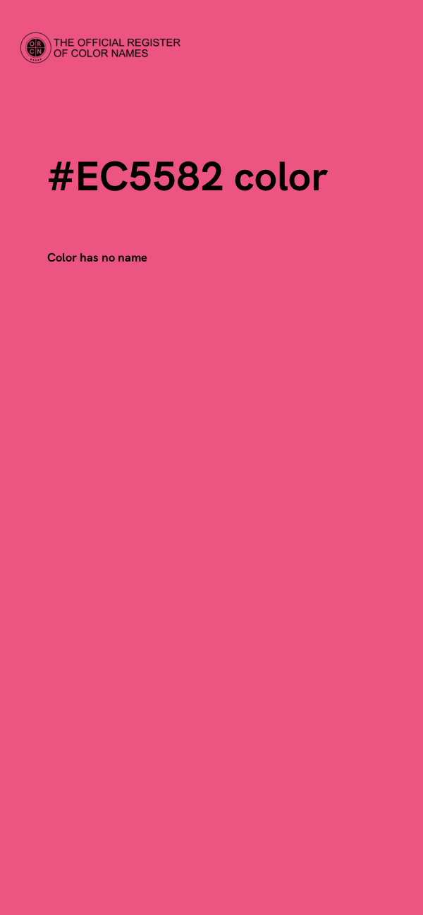 #EC5582 color image