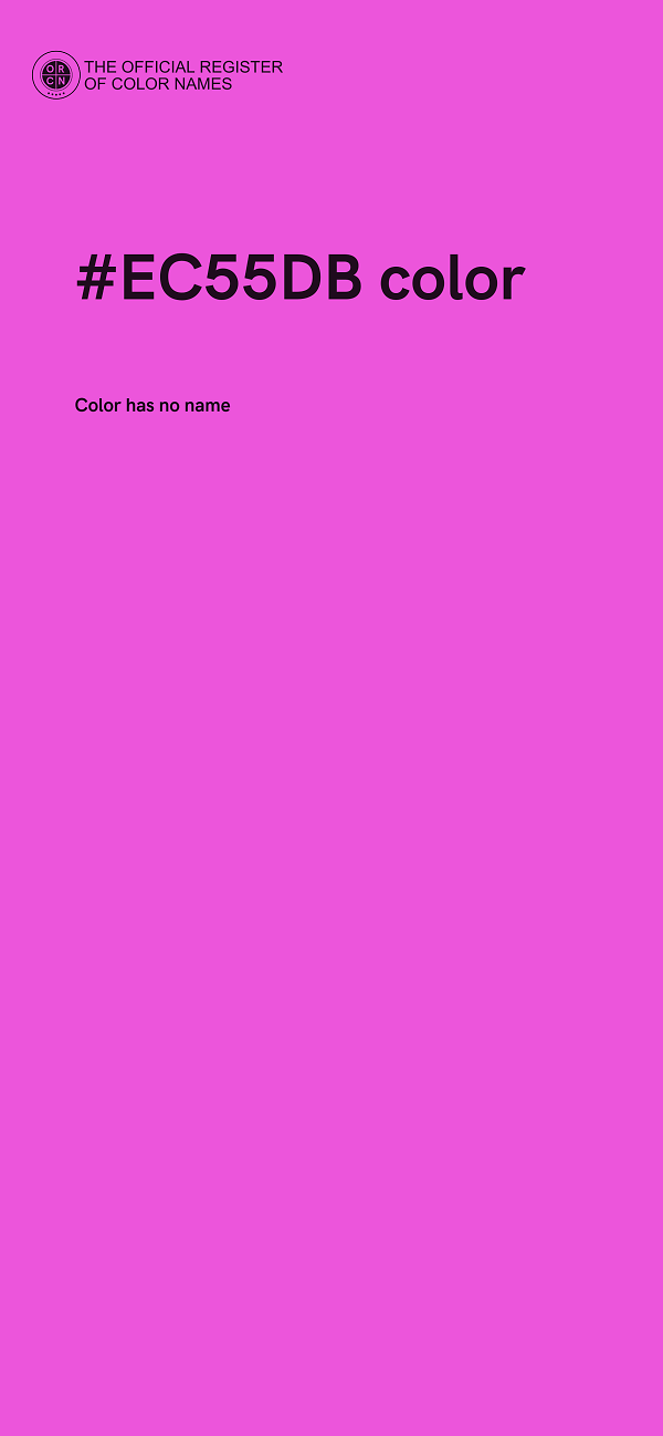 #EC55DB color image