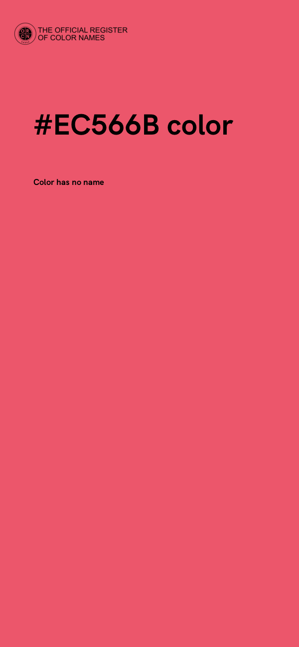 #EC566B color image