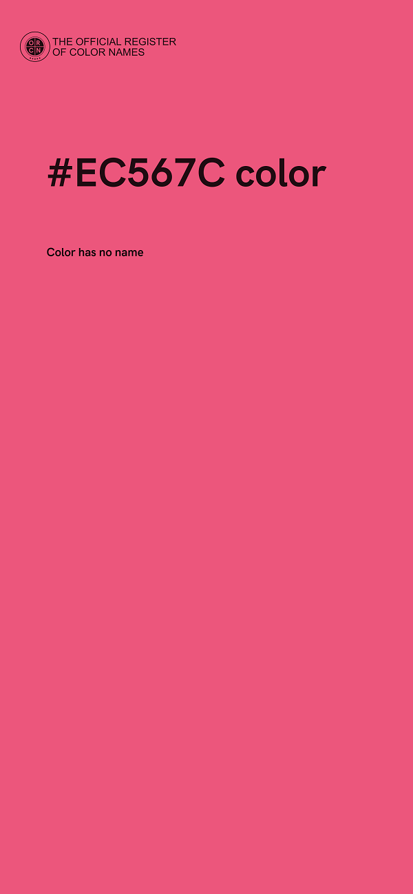 #EC567C color image