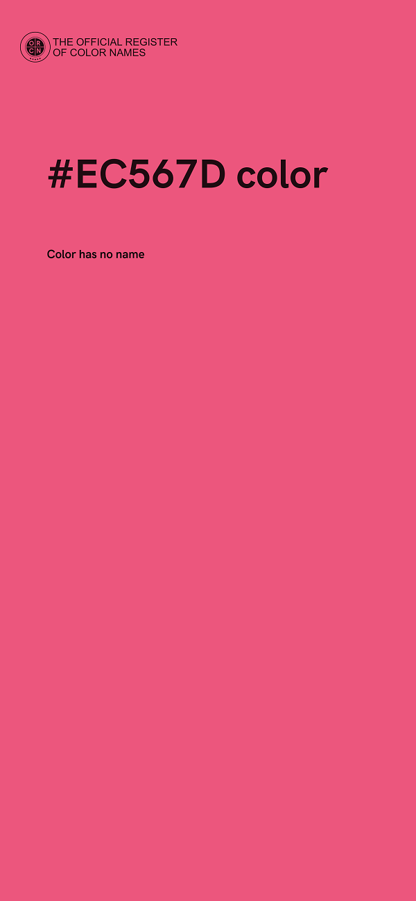 #EC567D color image