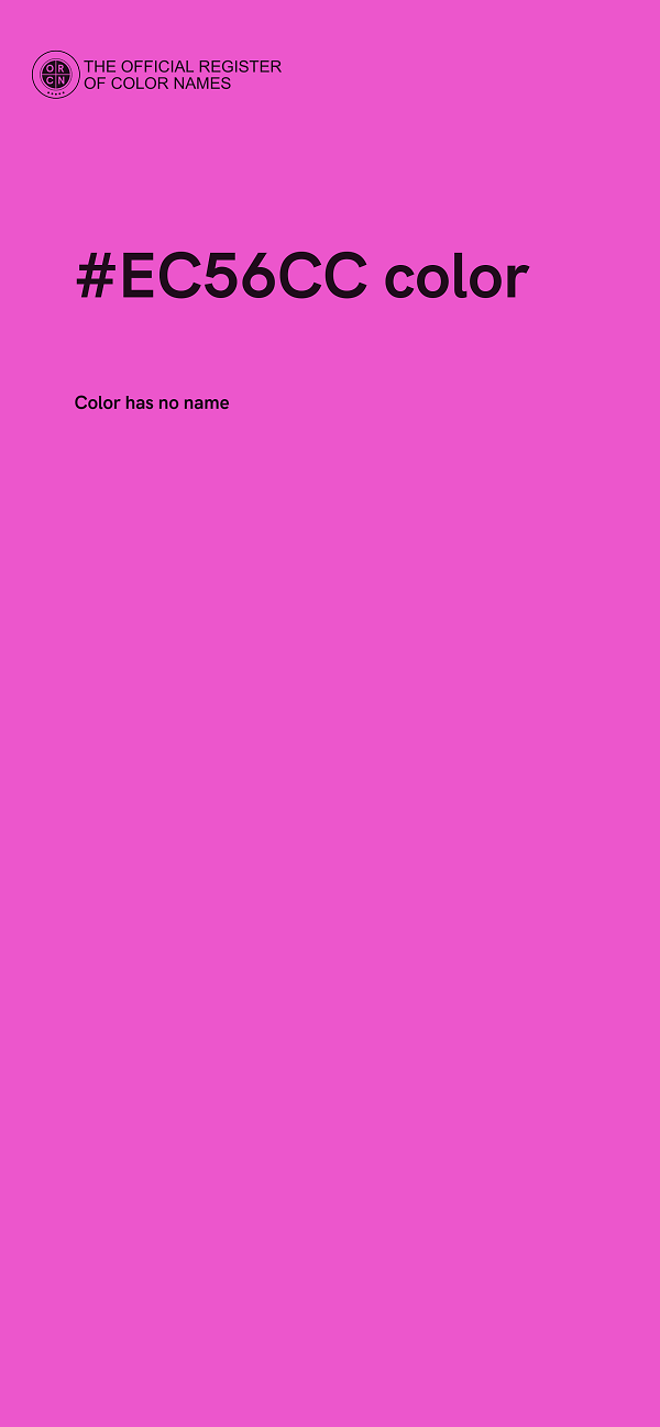#EC56CC color image