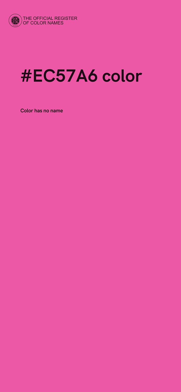 #EC57A6 color image