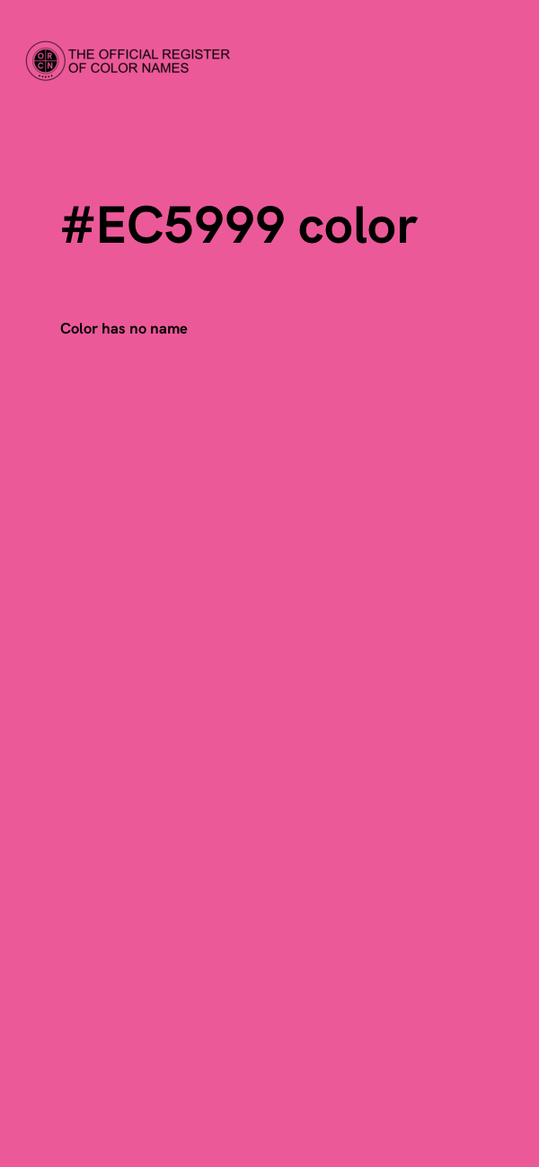#EC5999 color image