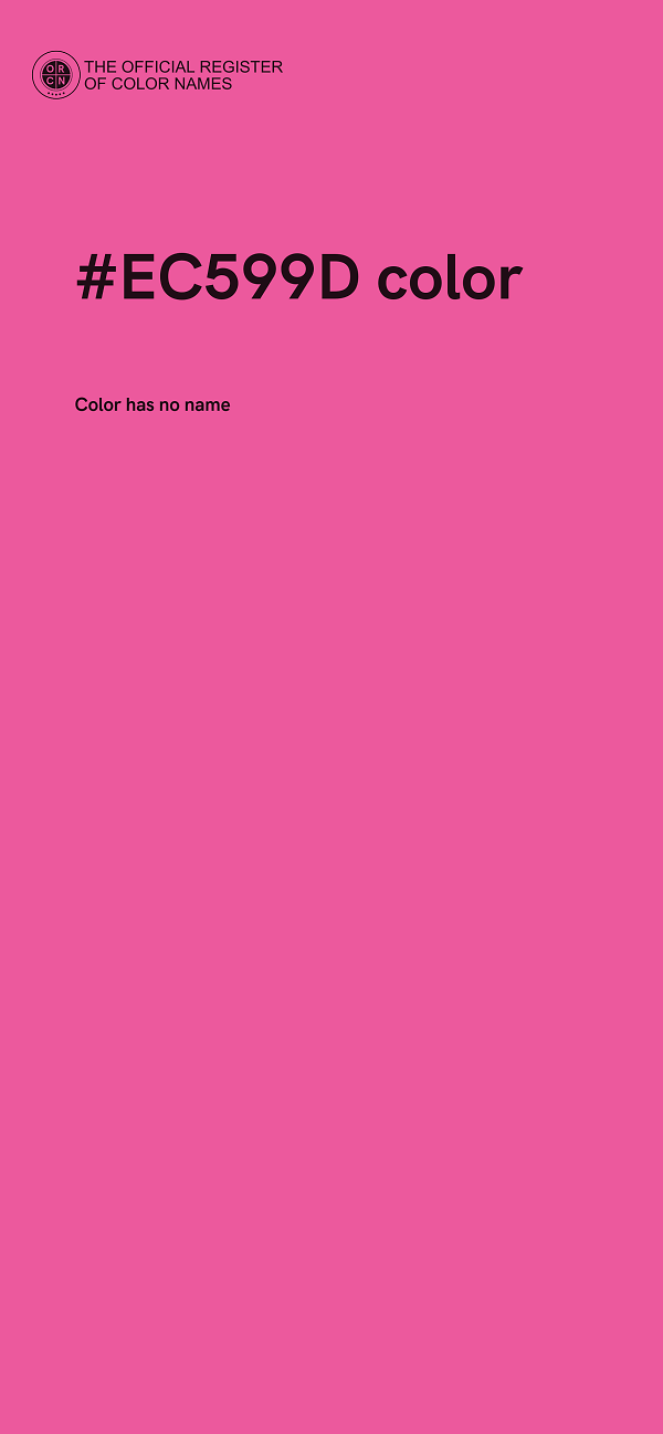 #EC599D color image